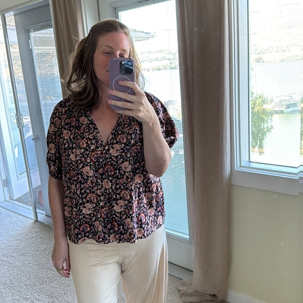 Ulla Johnson Arusi Floral Cotton top